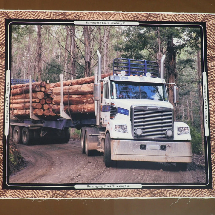 Big Logging Truck Panel - Nana's Weighted Blankets