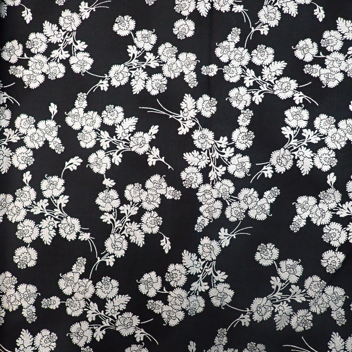 Black Silver Blossoms - Nana's Weighted Blankets