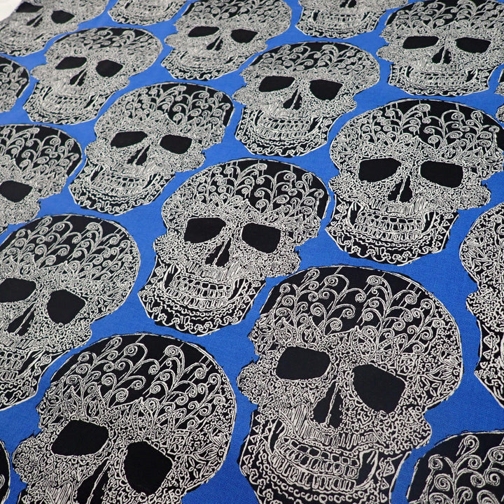 Blue Skulls - Nana's Weighted Blankets