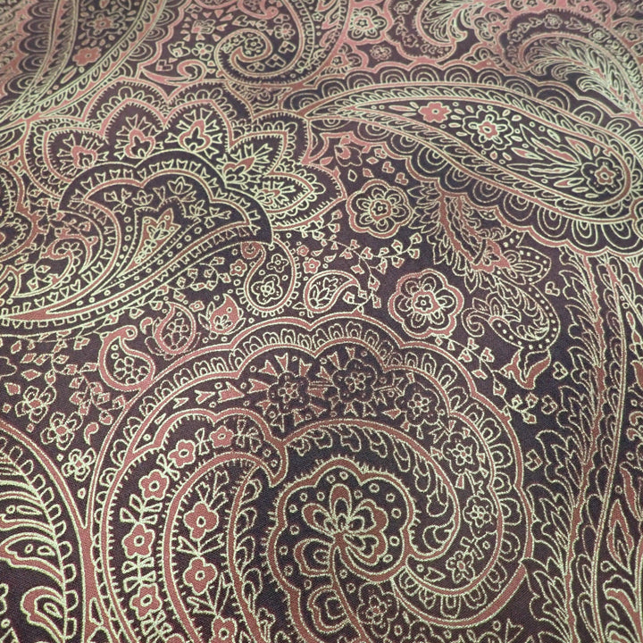 Brown and Gold Paisley - Nana's Weighted Blankets