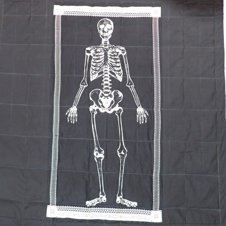 Mr Bones (glow in the Dark) Panel - Nana's Weighted Blankets