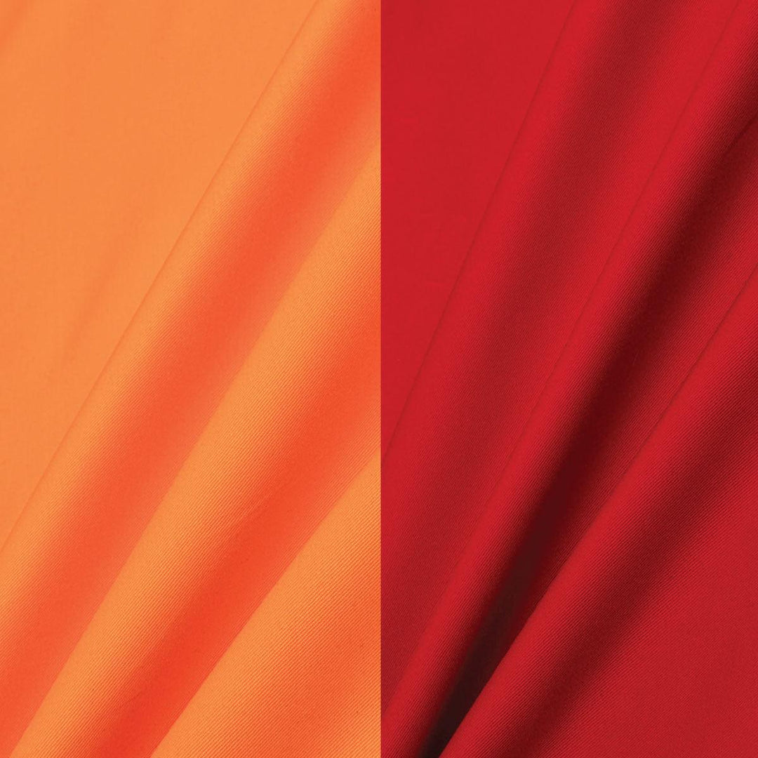 Plain Blanket - Orange on Red - Nana's Weighted Blankets