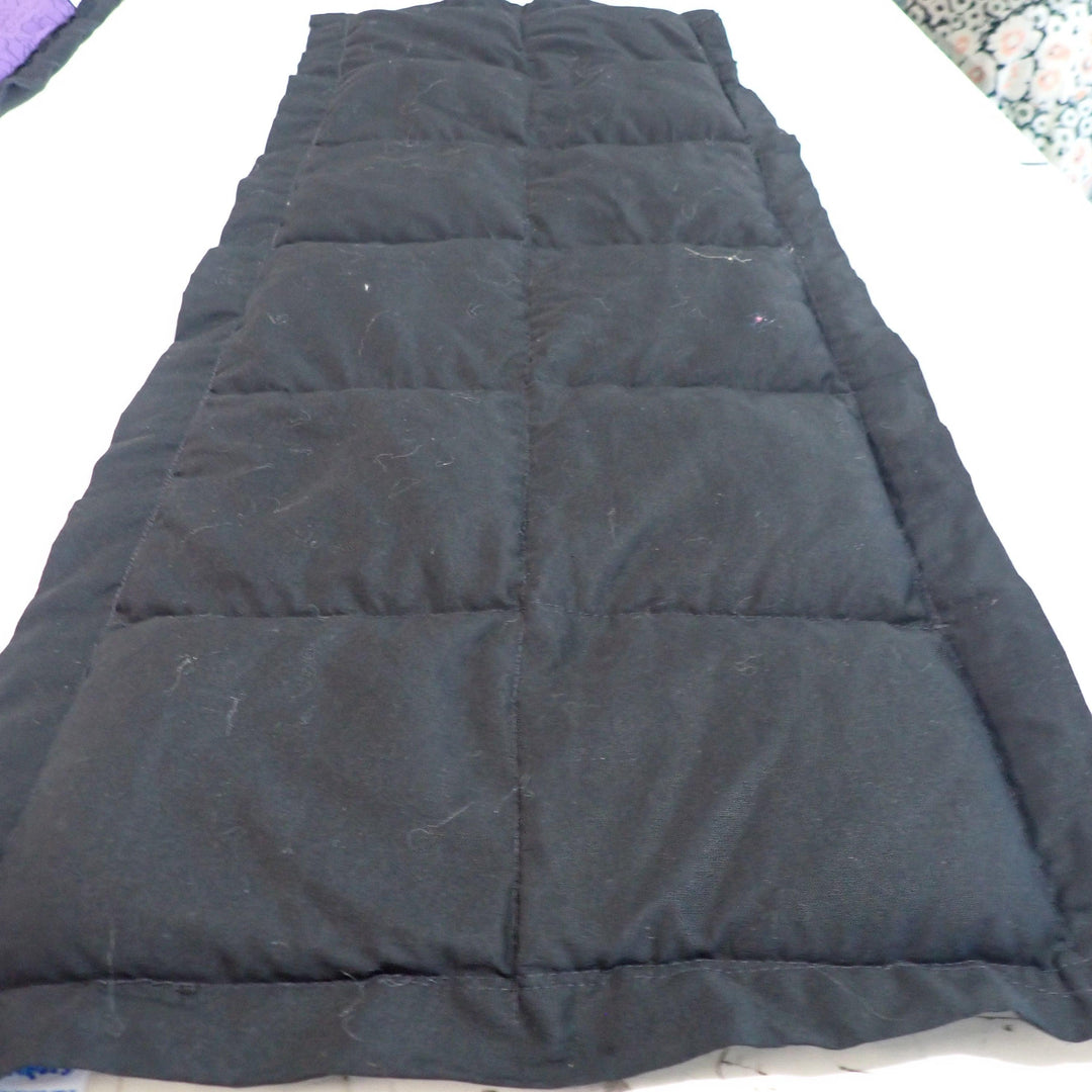 Weighted Child Cape 2 x6 squares - Black - Nana's Weighted Blankets